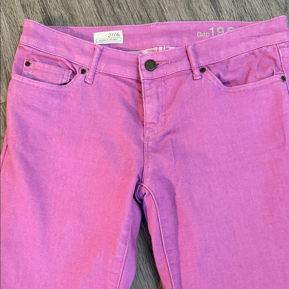 Vibrant Pink Skinny Jeans for Women EUC - Picture 4 of 6